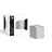 D'Lite Applique Murale Vrebos Argent | Convient pour 1x GU10 
