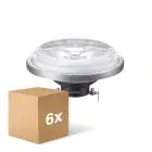 Lot 6x Philips MASTER LED Spot G53 AR111 10.8W 620lm 9D - 930 Blanc Chaud | Meilleur rendu des couleurs - Dimmable - Équivalent 50W